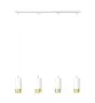 Emibig Pendel Lampe Fumiko Stål Hvid | Egnet til 4x GU10 - Max 10W