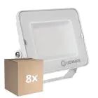 Fordelspakke 8x Ledvance LED projektør Kompakt Hvid 50W 5000lm 100D - 865 dagslys | IP65 - symmetrisk 